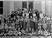 Gr&eacute;zieu octobre 1950 - Classes scolaires de l'&eacute;cole primaire